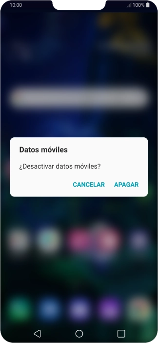 Si desactivas la función, pulsa APAGAR. Si desactivas la función, pulsa APAGAR.