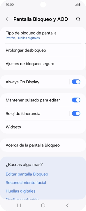 Pulsa Tipo de bloqueo de pantalla e introduce el código de seguridad extra que has creado anteriormente. Pulsa Tipo de bloqueo de pantalla e introduce el código de seguridad extra que has creado anteriormente.