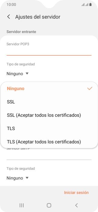 Pulsa Ninguno para desactivar la función. Pulsa Ninguno para desactivar la función.