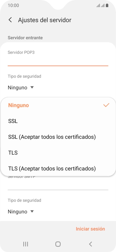 Pulsa Ninguno para desactivar la función. Pulsa Ninguno para desactivar la función.