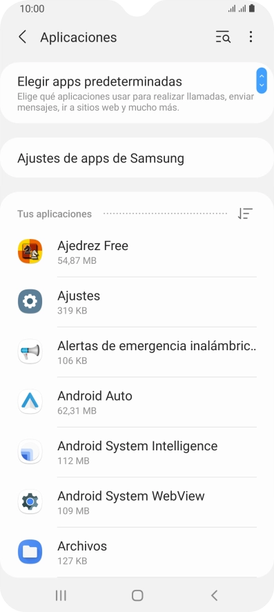 Pulsa la app deseada. Pulsa la app deseada.