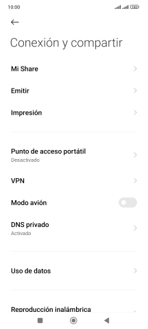 Pulsa Uso de datos. Pulsa Uso de datos.
