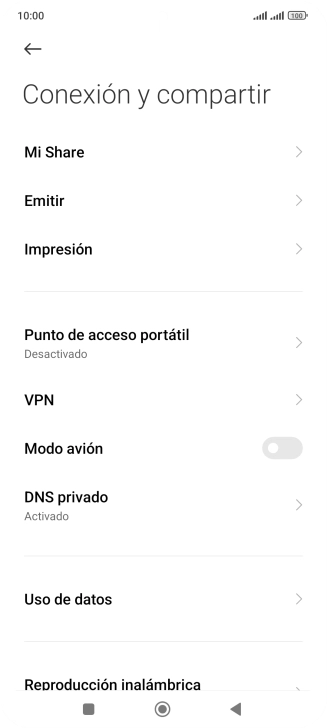 Pulsa Uso de datos. Pulsa Uso de datos.