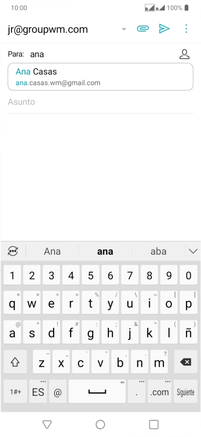 Pulsa el contacto deseado. Pulsa el contacto deseado.