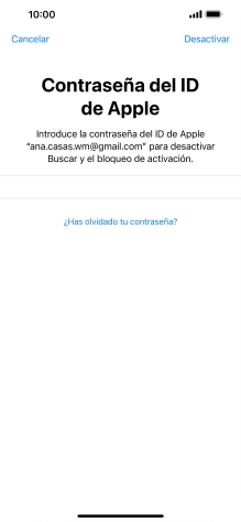 Pulsa Desactivar. Pulsa Desactivar.