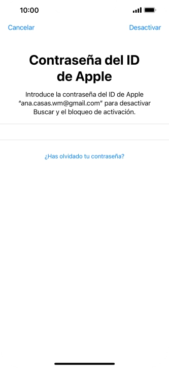 Pulsa Desactivar. Pulsa Desactivar.