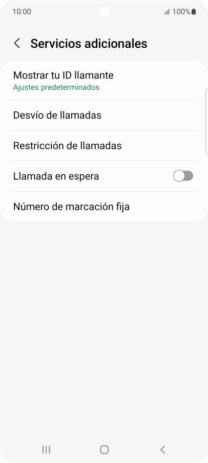 Pulsa Desvío de llamadas.