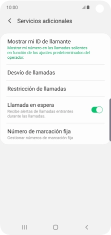 Pulsa Número de marcación fija. Pulsa Número de marcación fija.