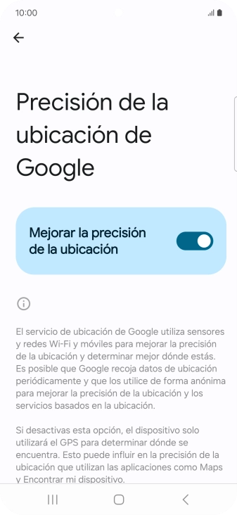 Si pulsas el indicador junto a Si pulsas el indicador junto a