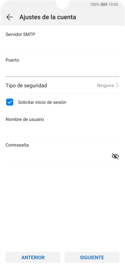 Pulsa Tipo de seguridad.