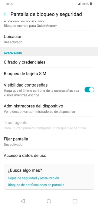 Pulsa Bloqueo de tarjeta SIM. Pulsa Bloqueo de tarjeta SIM.