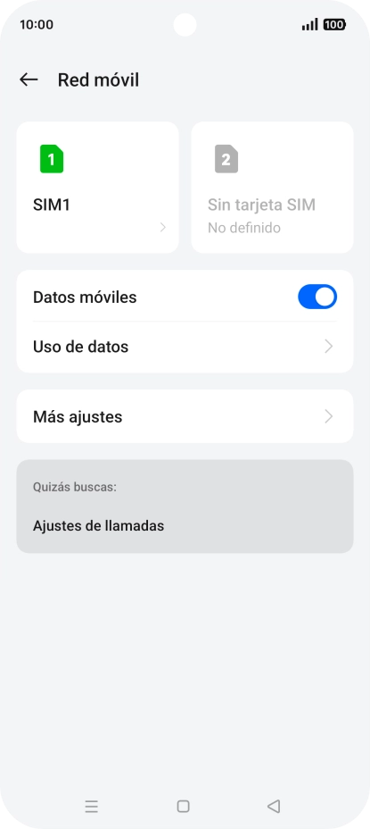 Pulsa Uso de datos.