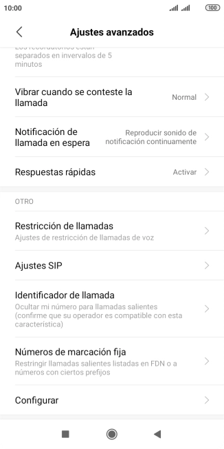Pulsa Configurar.
