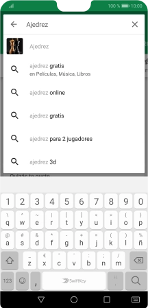 Introduce el nombre del tema o de la app y pulsa el icono de búsqueda. Introduce el nombre del tema o de la app y pulsa el icono de búsqueda.