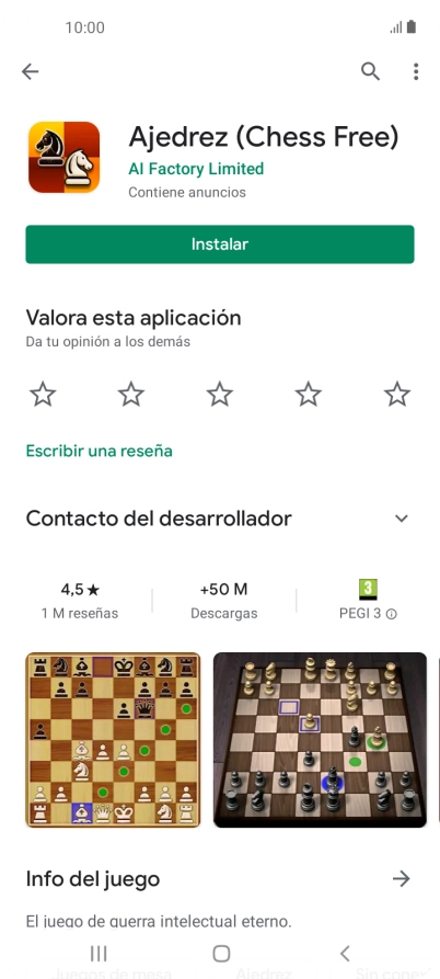 Pulsa la tecla de inicio para terminar y regresar a la pantalla de inicio.