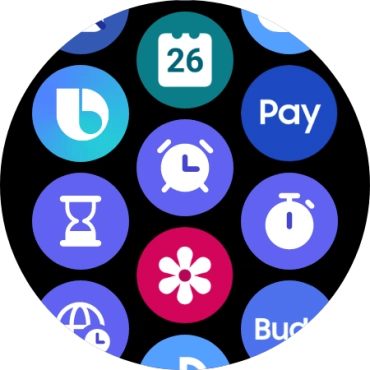 Pulsa el icono de Bixby.