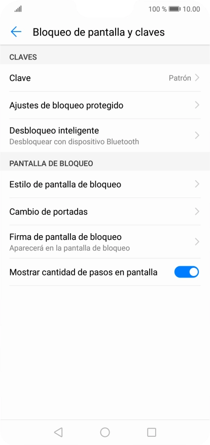 Pulsa Clave e introduce el código de seguridad extra que has creado anteriormente. Pulsa Clave e introduce el código de seguridad extra que has creado anteriormente.