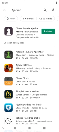 Pulsa la app deseada. Pulsa la app deseada.
