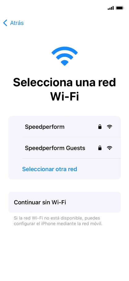 Pulsa la red wifi deseada. Pulsa la red wifi deseada.