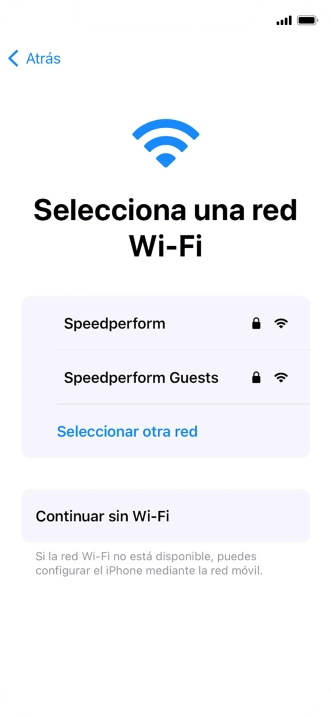 Pulsa la red wifi deseada. Pulsa la red wifi deseada.