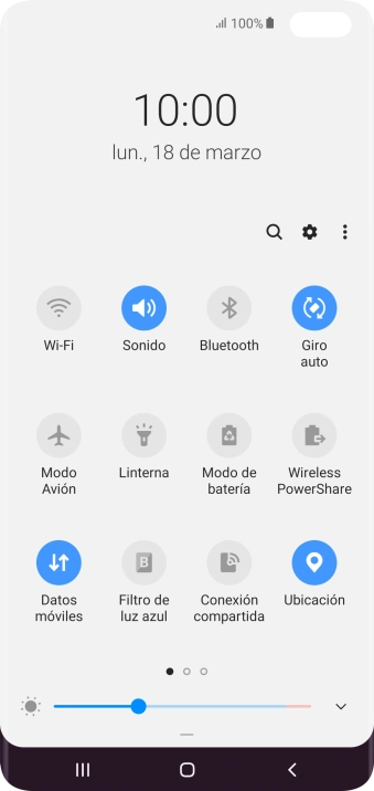 Pulsa Datos móviles para activar o desactivar la función. Pulsa Datos móviles para activar o desactivar la función.