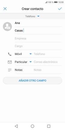 Pulsa Teléfono e introduce el número de teléfono. Pulsa Teléfono e introduce el número de teléfono.