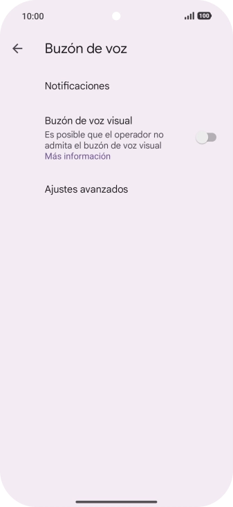 Pulsa Ajustes avanzados. Pulsa Ajustes avanzados.