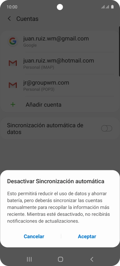 Pulsa Aceptar. Pulsa Aceptar.