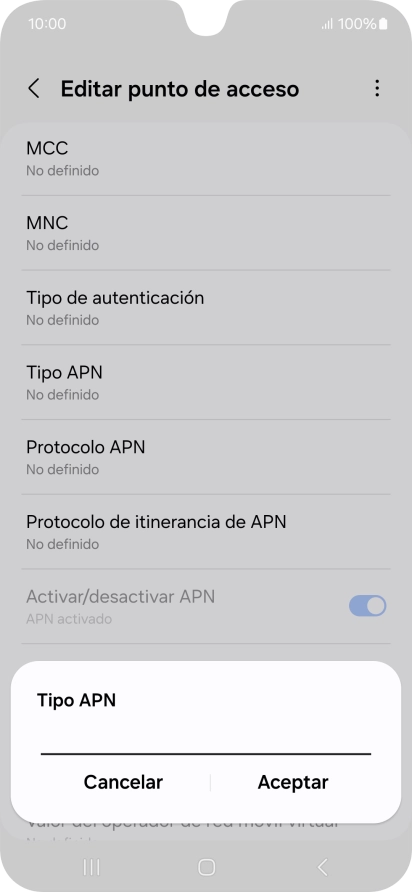 Introduce default y pulsa Aceptar. Introduce default y pulsa Aceptar.