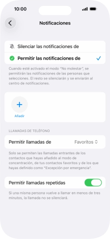 Pulsa la flecha hacia la izquierda.