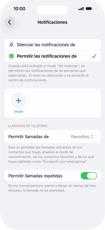 Pulsa la flecha hacia la izquierda.