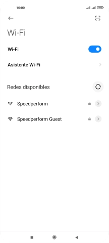 Pulsa Asistente Wi-Fi.