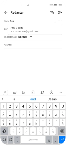 Pulsa el contacto deseado.