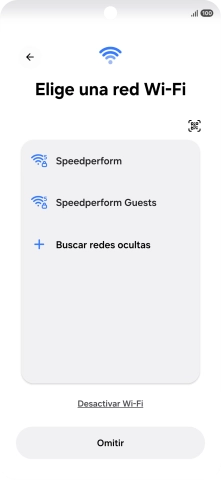 Pulsa la red wifi deseada. Pulsa la red wifi deseada.