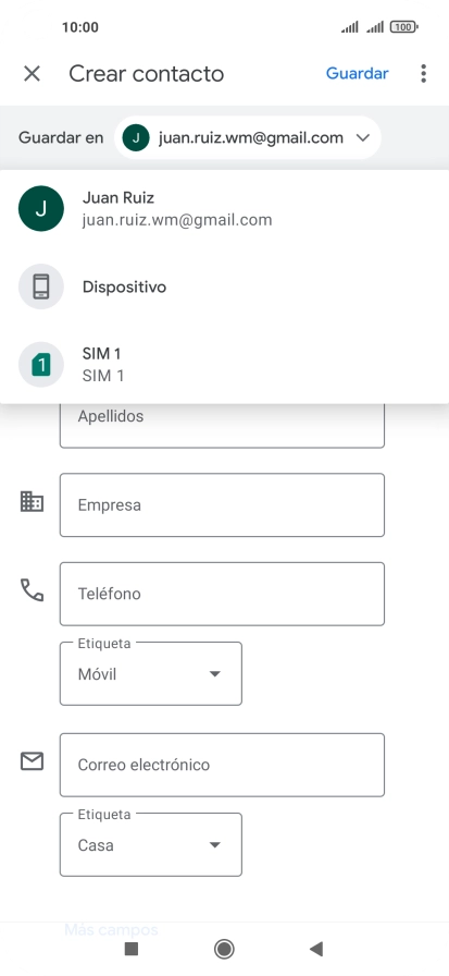 Pulsa Dispositivo. Pulsa Dispositivo.