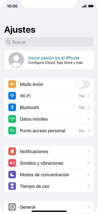 Pulsa Iniciar sesión en el iPhone. Pulsa Iniciar sesión en el iPhone.