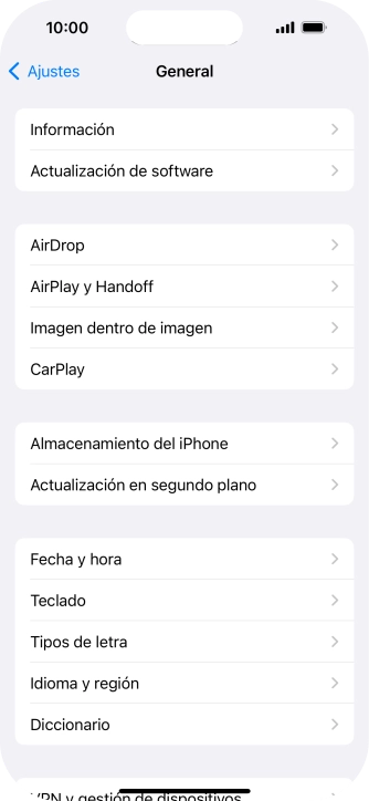 Pulsa Fecha y hora. Pulsa Fecha y hora.