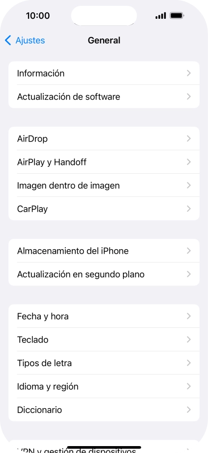 Pulsa Fecha y hora. Pulsa Fecha y hora.