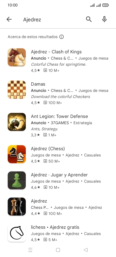 Pulsa la app deseada. Pulsa la app deseada.