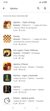 Pulsa la app deseada. Pulsa la app deseada.