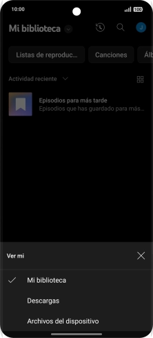 Pulsa una categoría y desplázate al archivo de música deseado. Pulsa una categoría y desplázate al archivo de música deseado.