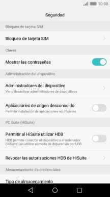 Pulsa Bloqueo de tarjeta SIM. Pulsa Bloqueo de tarjeta SIM.