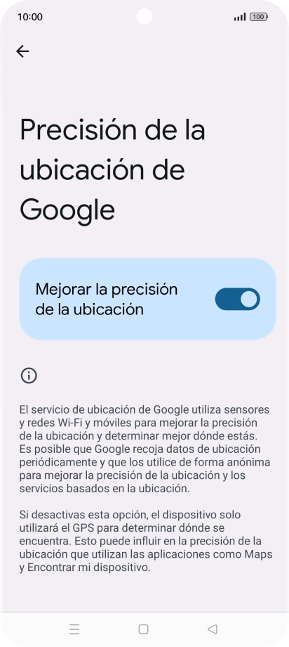 Si pulsas el indicador junto a Si pulsas el indicador junto a
