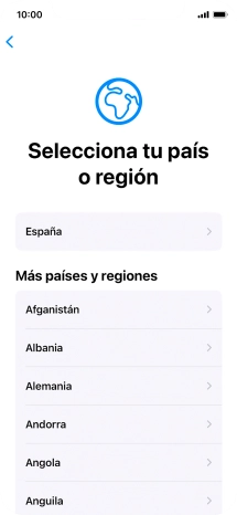 Pulsa el país o el área deseados. Pulsa el país o el área deseados.