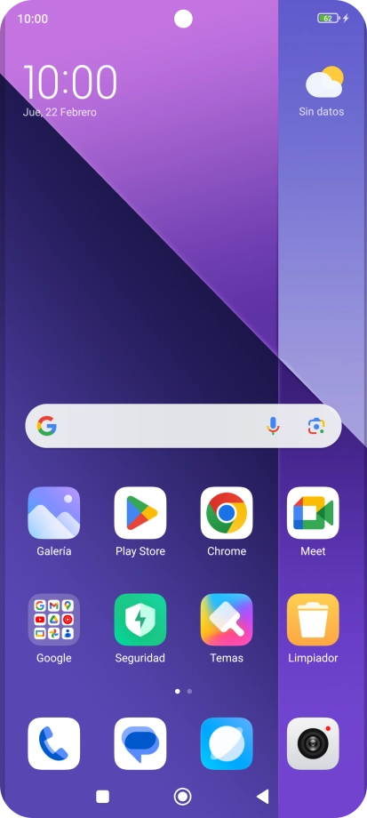 Cuando el icono de carga de batería aparece en la pantalla, el teléfono se está cargando. Cuando el icono de carga de batería aparece en la pantalla, el teléfono se está cargando.