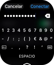 Introduce la contraseña de la red wifi y pulsa Conectar. Introduce la contraseña de la red wifi y pulsa Conectar.