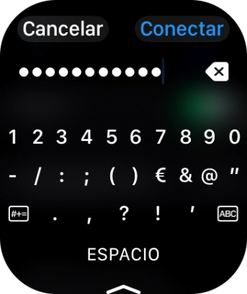 Introduce la contraseña de la red wifi y pulsa Conectar. Introduce la contraseña de la red wifi y pulsa Conectar.