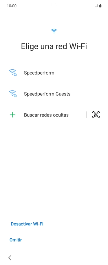 Pulsa la red wifi deseada. Pulsa la red wifi deseada.