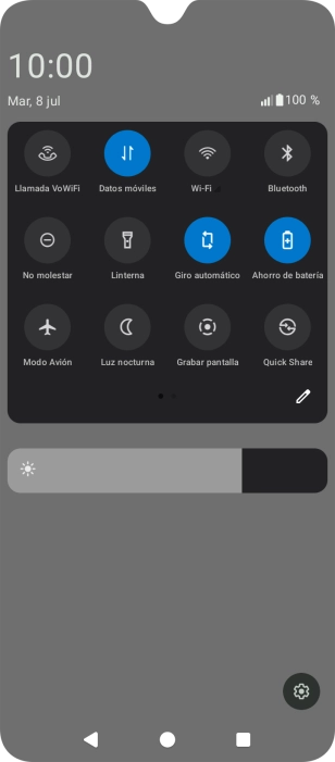 Pulsa la tecla de inicio para terminar y regresar a la pantalla de inicio. Pulsa la tecla de inicio para terminar y regresar a la pantalla de inicio.