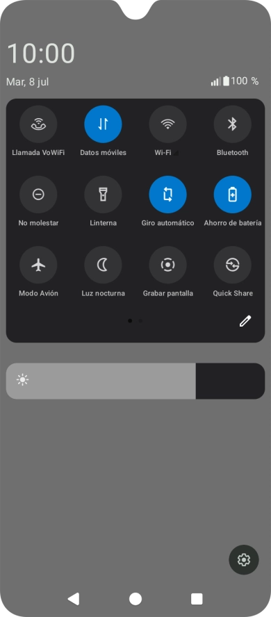 Pulsa la tecla de inicio para terminar y regresar a la pantalla de inicio. Pulsa la tecla de inicio para terminar y regresar a la pantalla de inicio.